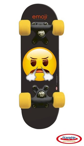 D'arpeje, Emoji,Mini Skateboard, 43 cm